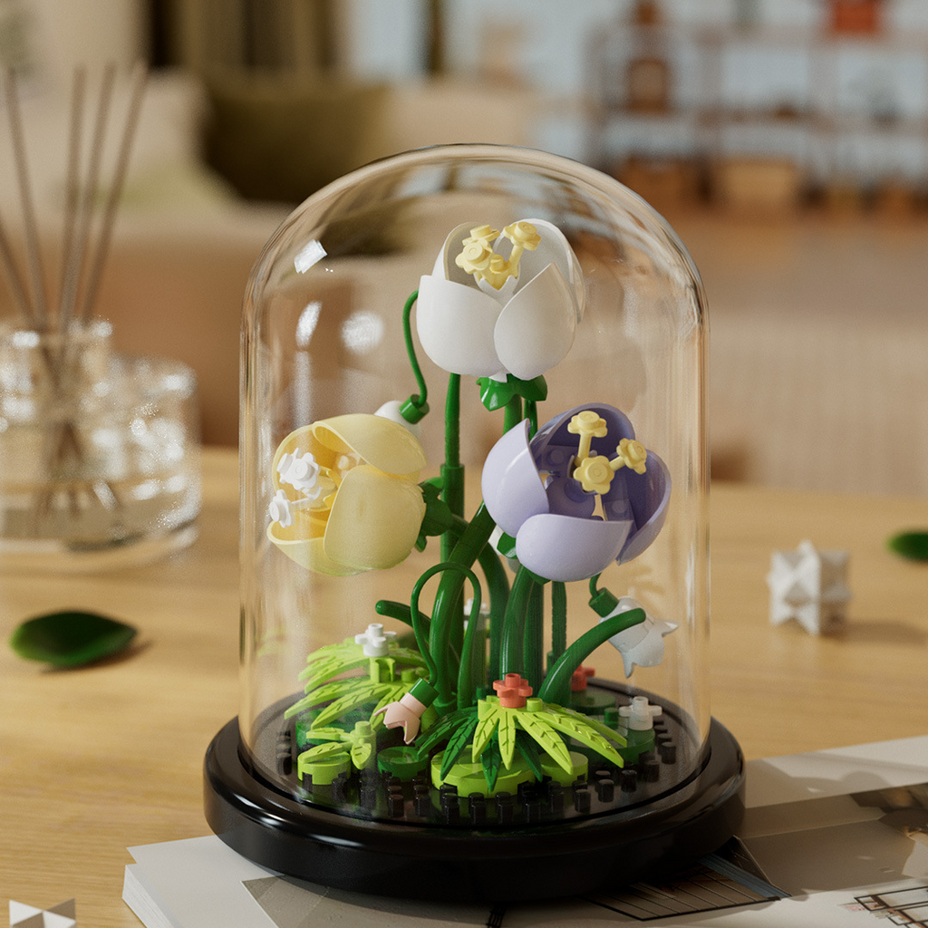 Kids Building Blocks Flower