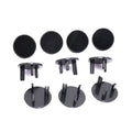 3 Hole ABS Socket Proofing Electrical Protector for Safer for Babies and Kids Firmer Fixing and (Black)