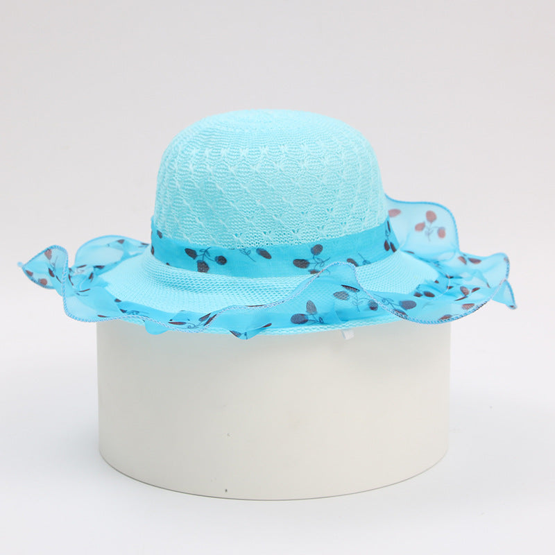 Princess Kids Straw Sun Hat