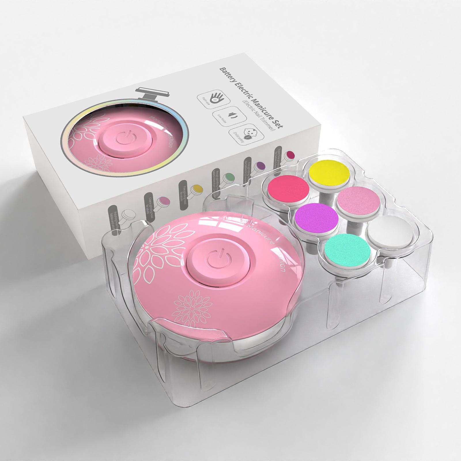 Electric Nail Trimmer Set for Babies and Kids