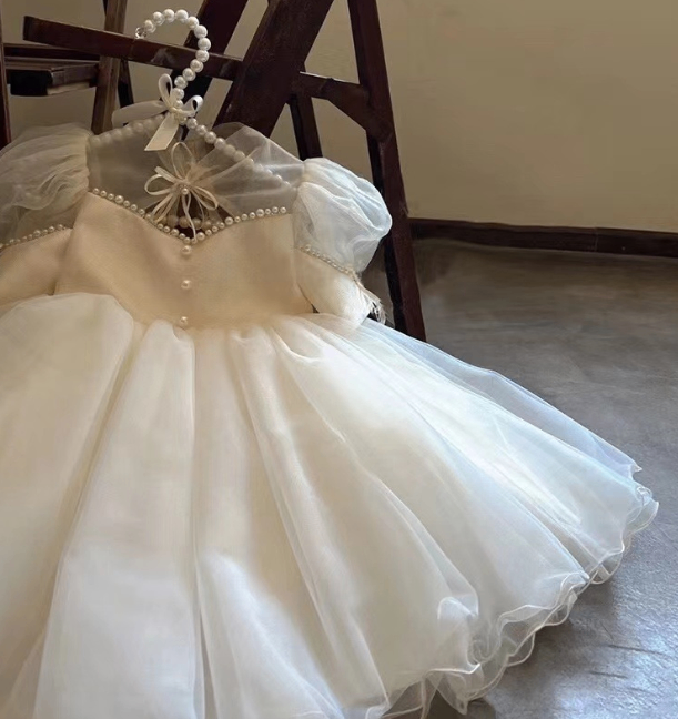 White Princess Dress for Kids
