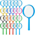 SenseYo 30 PCS Magnifying Glass 5X Mini Kids Magnifying Glass for Kids Reading Magnifier Magnifying Glasses for Kids Seniors