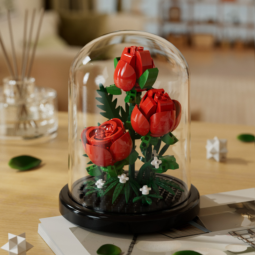 Kids Building Blocks Flower