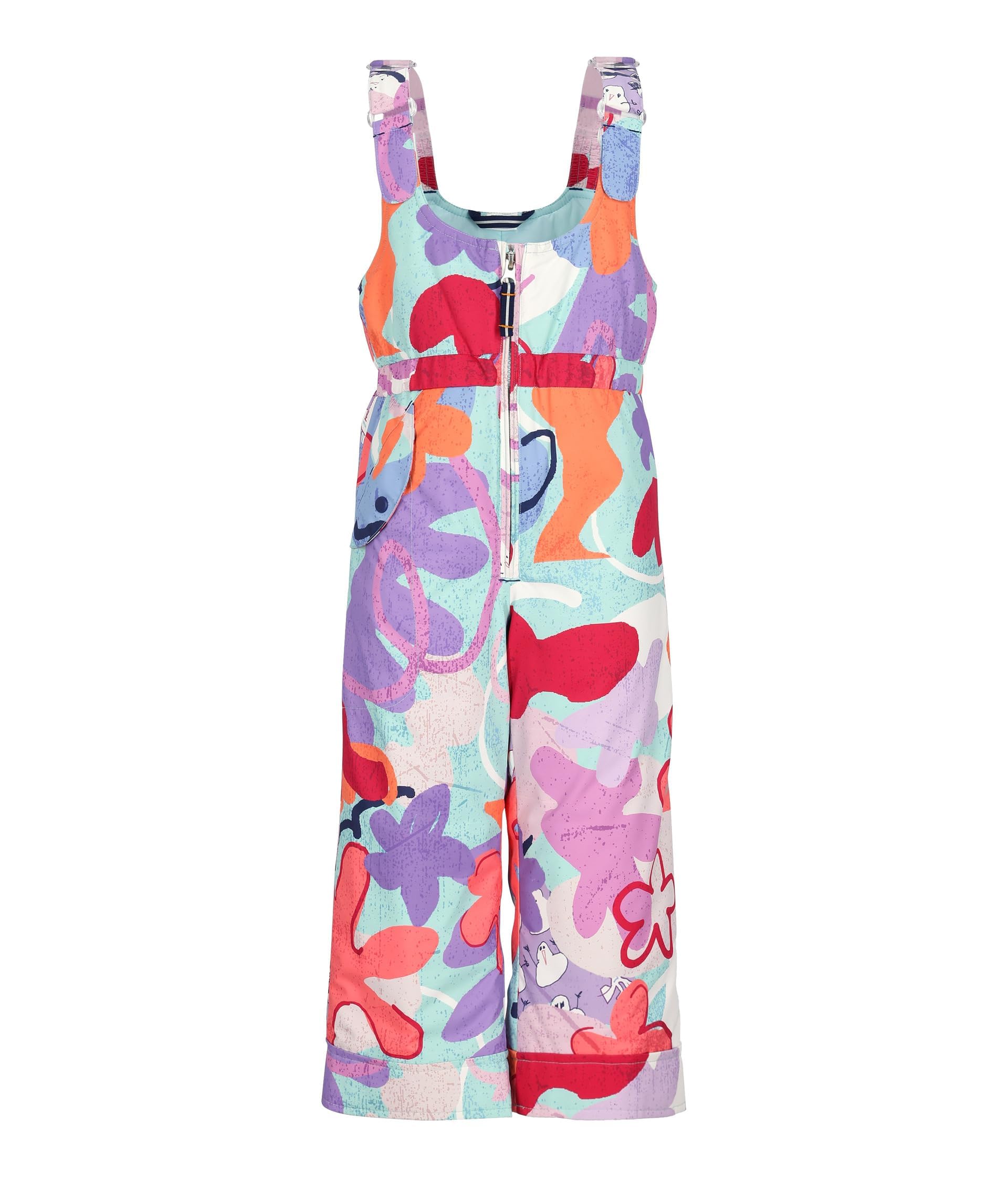 Obermeyer Kids Girls Snoverall Print Pants (Toddler/Little Kids/Big Kids) Under The Sea 7