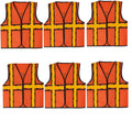 BULK PARADISE Non-Woven Kids Safety Vest - Maximum Safety and Versatile Fun - Kids Construction Vest-Safety Vest Kids Construction Vest Kids Kids Reflective Vest - Perfect for Parties Outdoor Play