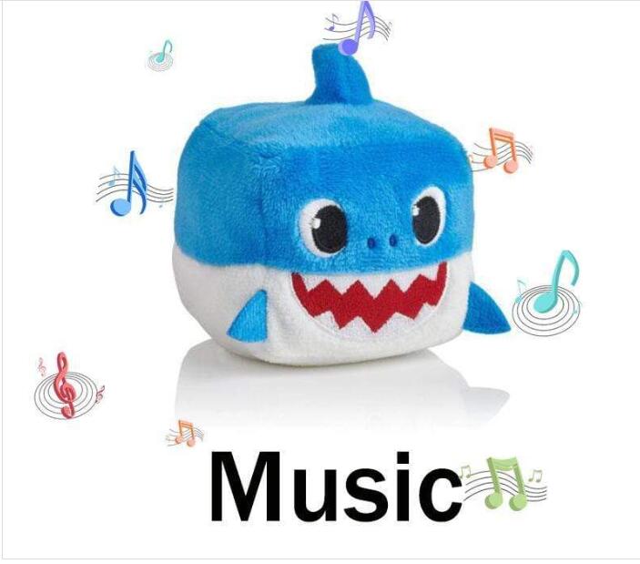 Singing Plush Shark Toy for Babies and Kids