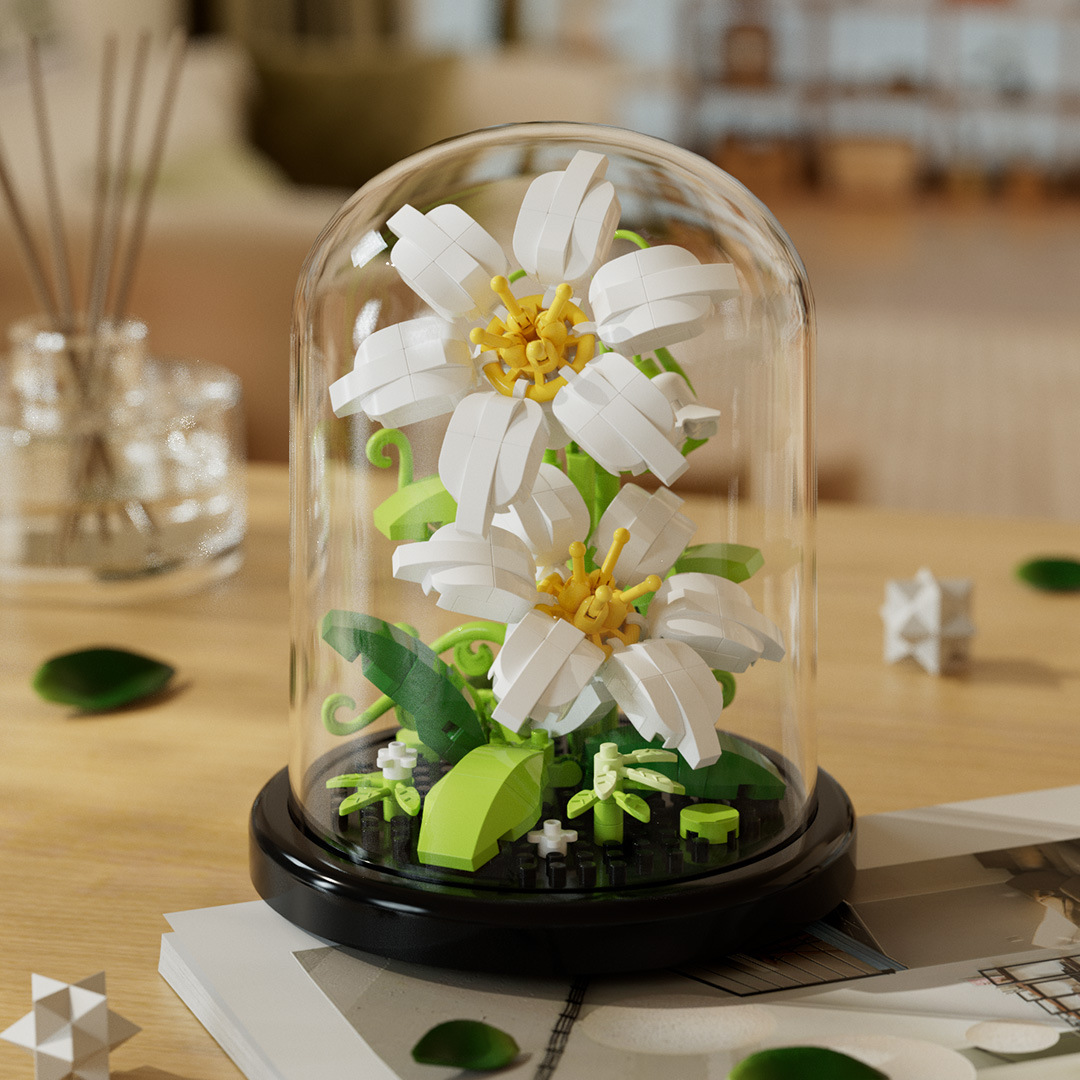 Kids Building Blocks Flower