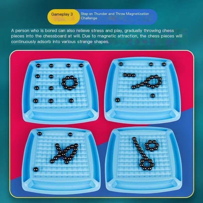 Magnetic Interactive Board Game for Kids and Parents