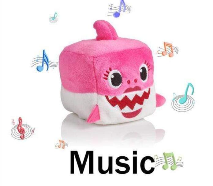 Singing Plush Shark Toy for Babies and Kids