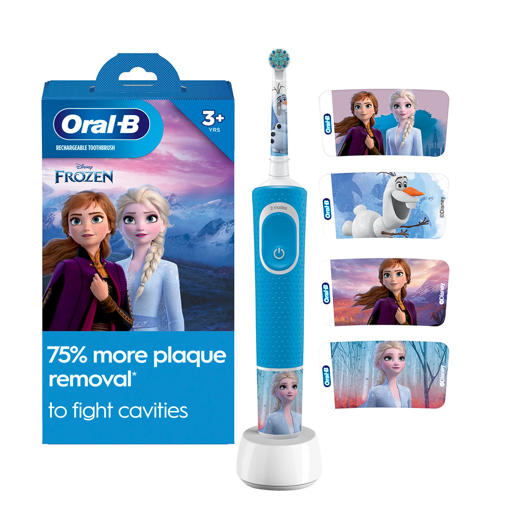 Oral-B Kids Electric Toothbrush Featuring Disneys Frozen for Kids 3+