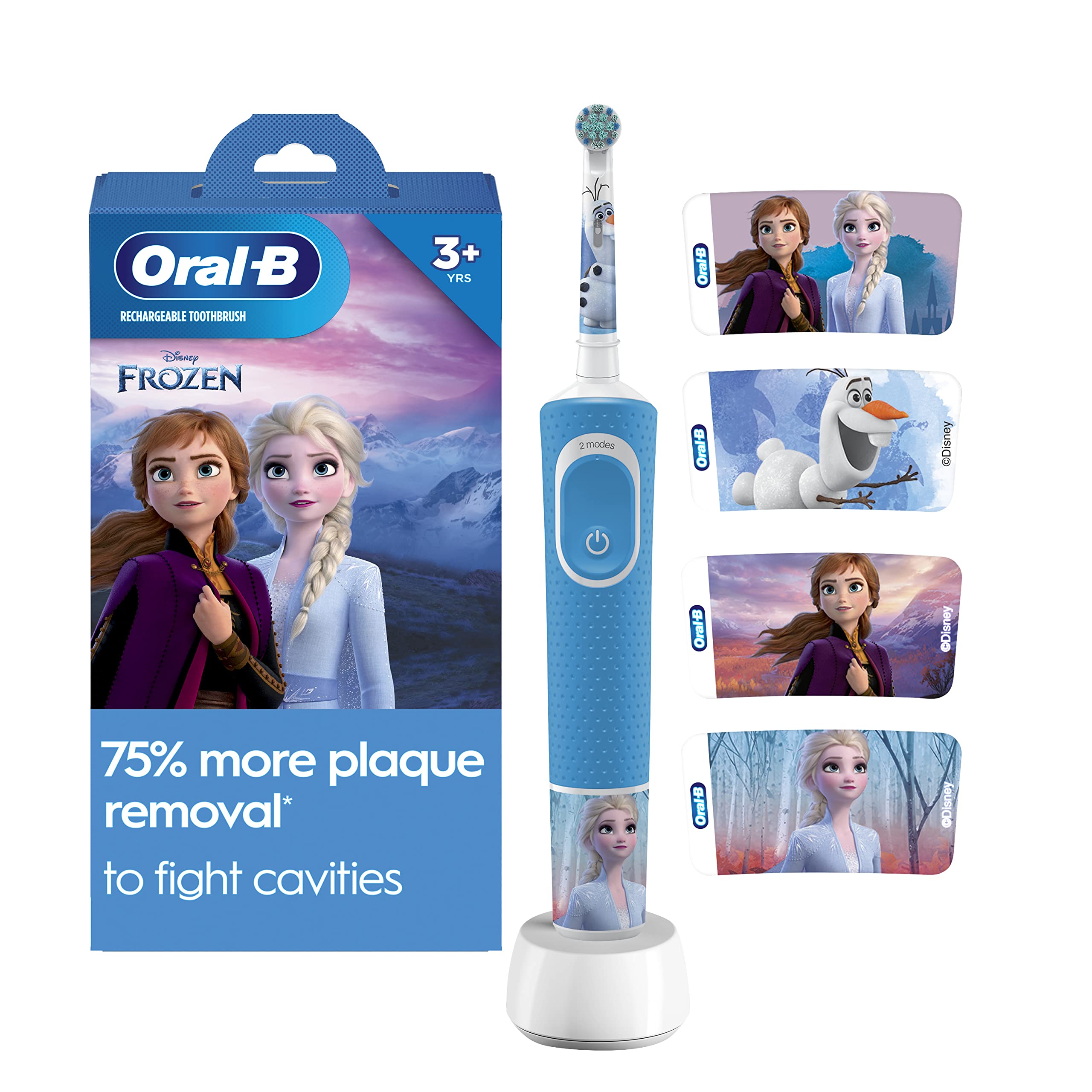 Oral-B Kids Electric Toothbrush Featuring Disneys Frozen for Kids 3+