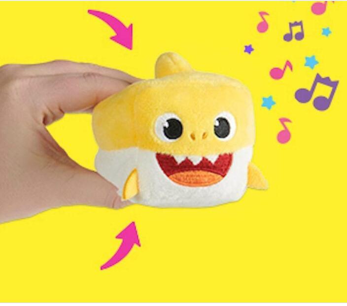 Singing Plush Shark Toy for Babies and Kids