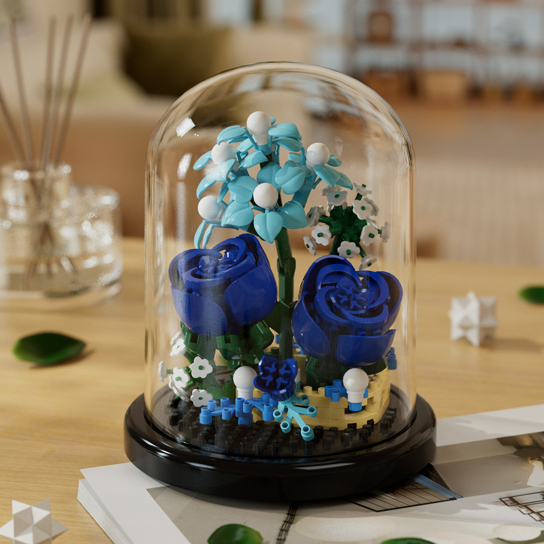 Kids Building Blocks Flower