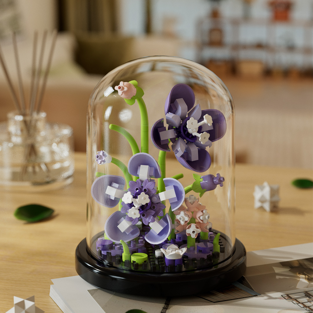 Kids Building Blocks Flower