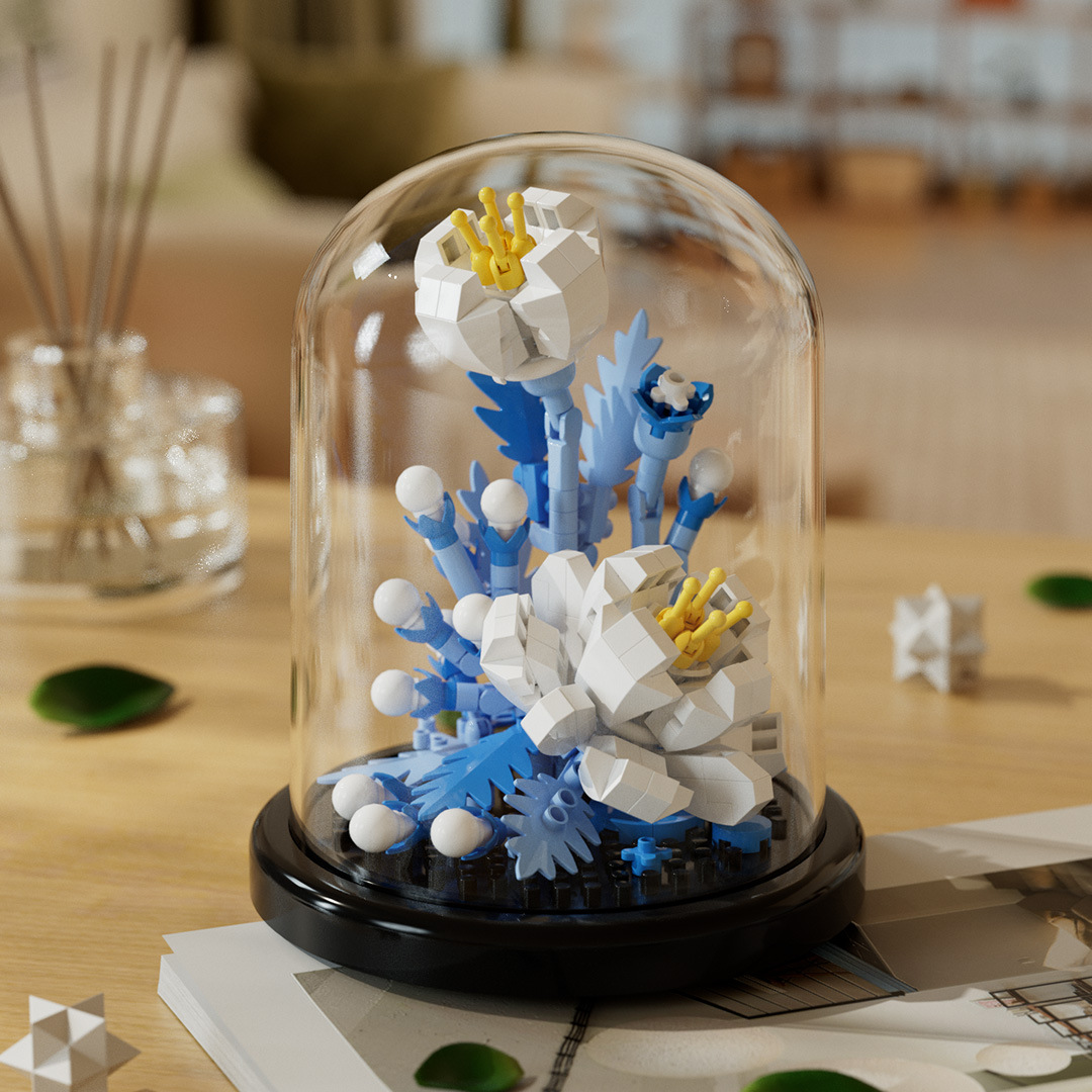 Kids Building Blocks Flower