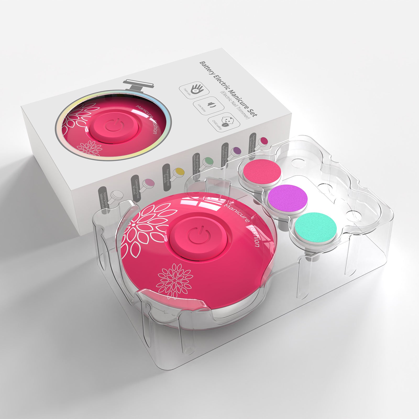 Electric Nail Trimmer Set for Babies and Kids