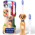 Toothbrush Toys - Kids Soft Toothbrush for Ages 2 and Above Kids Brushes for Teeth Replaceable Head Kids Tooth Brushes Gentle Cute Toothbrush for Kids Kids Toothbrush - Puppy Design
