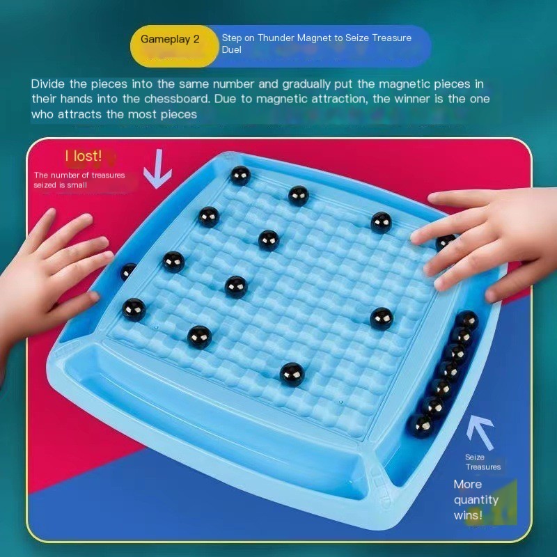 Magnetic Interactive Board Game for Kids and Parents