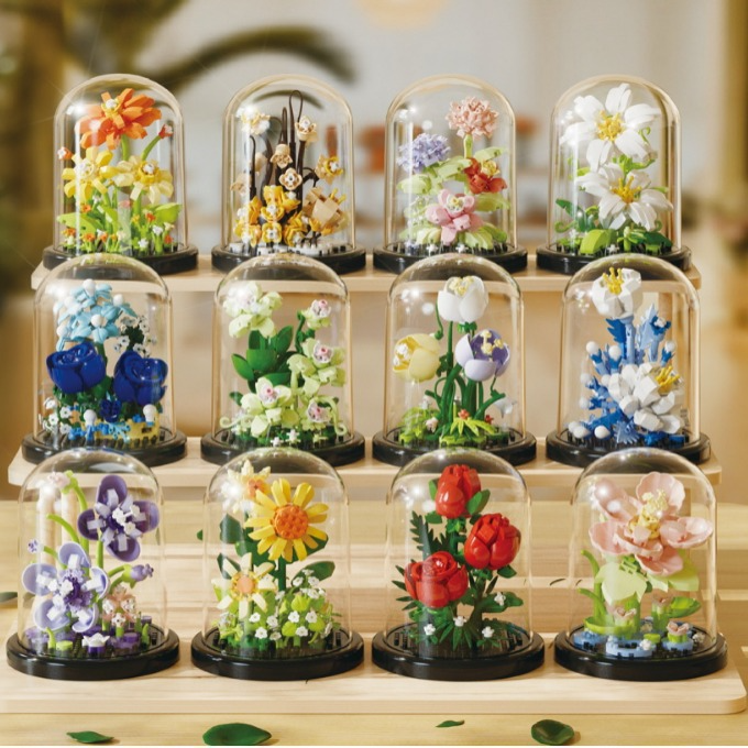 Kids Building Blocks Flower